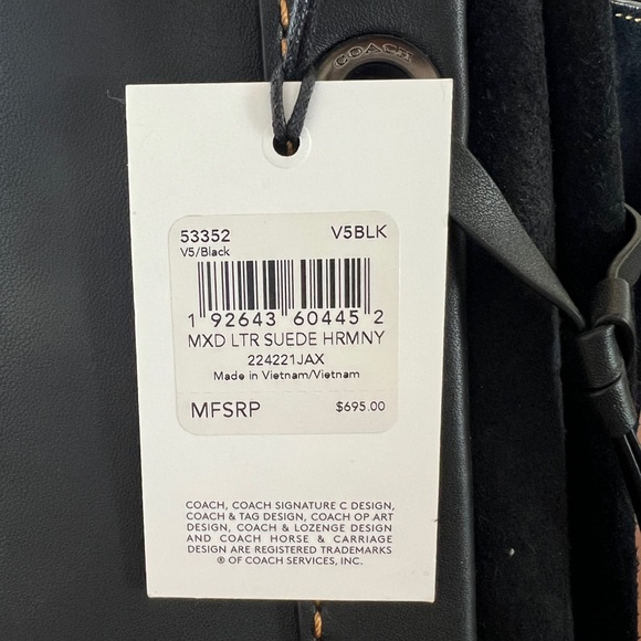 Coach Harmony Hobo NWT 53352 - Picture 5 of 8